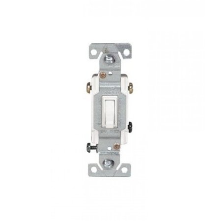 AMERICAN IMAGINATIONS 5.25 in. x 7.25 in. Electrical Switch in White 15 Amp AI-35003